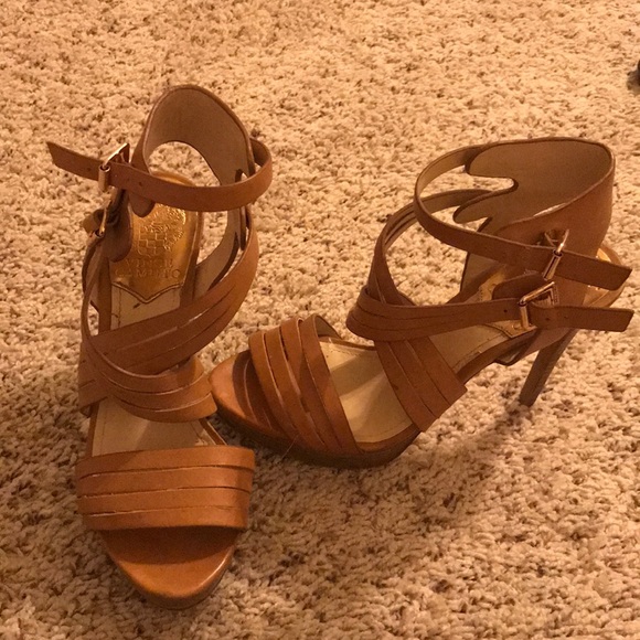 Leather strappy heels - Picture 2 of 4